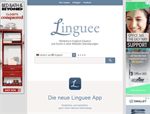Tablet Screenshot of linguee.de