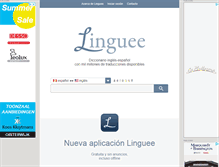 Tablet Screenshot of linguee.pe