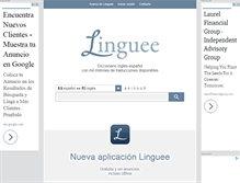 Tablet Screenshot of linguee.mx